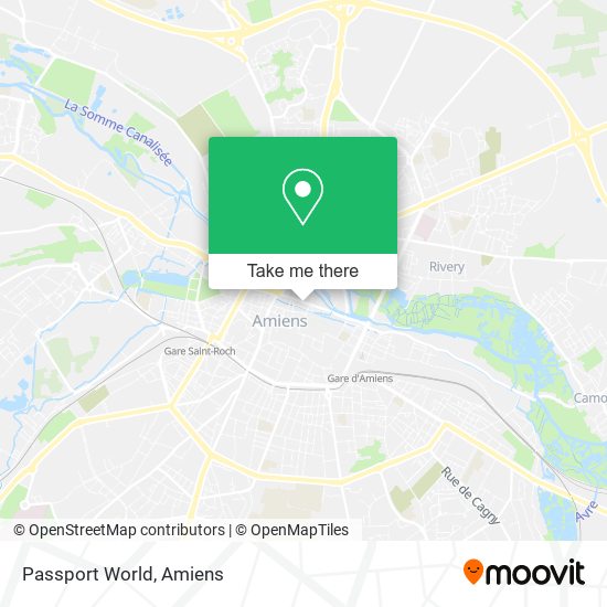 Mapa Passport World