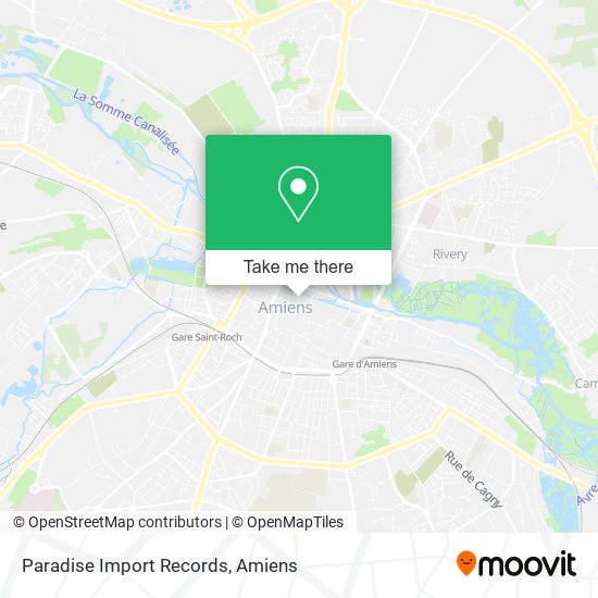 Paradise Import Records map