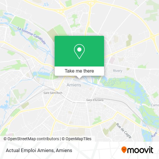 Mapa Actual Emploi Amiens