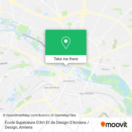 École Supérieure D'Art Et de Design D'Amiens / Design map