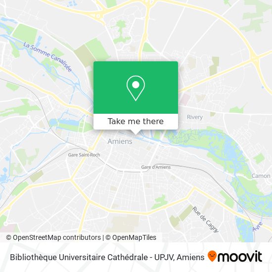 Bibliothèque Universitaire Cathédrale - UPJV map