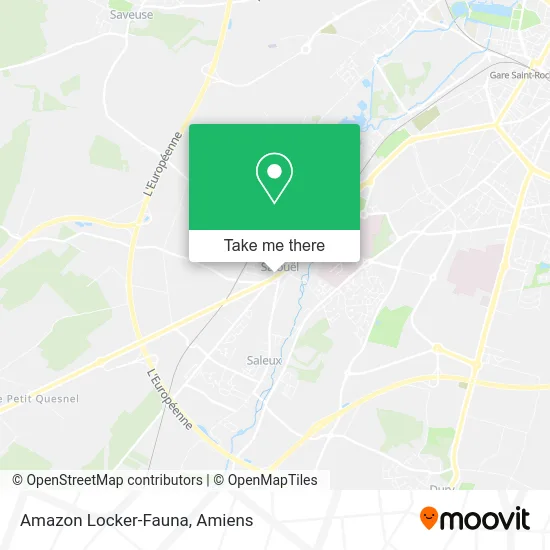 Amazon Locker-Fauna map