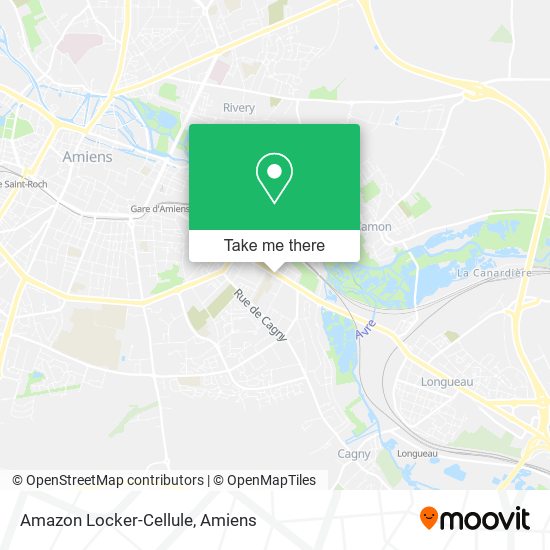 Amazon Locker-Cellule map