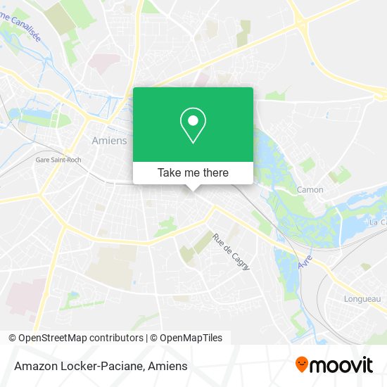 Amazon Locker-Paciane map