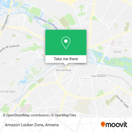 Amazon Locker-Zone map