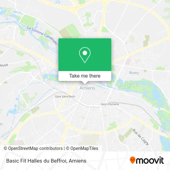 Basic Fit Halles du Beffroi map