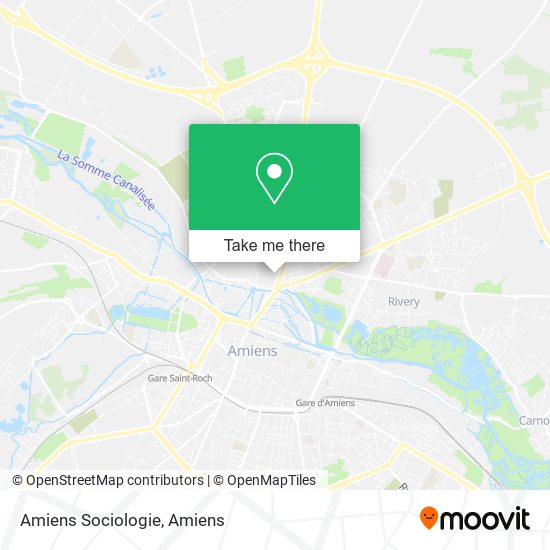 Mapa Amiens Sociologie