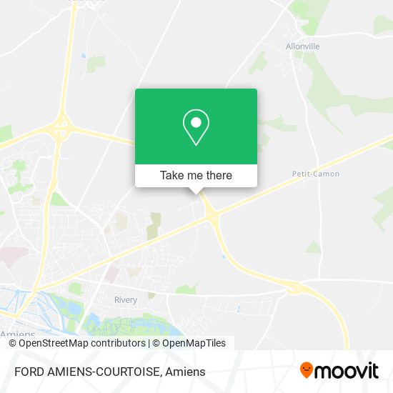 FORD AMIENS-COURTOISE map