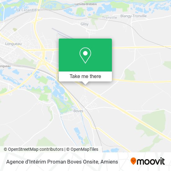 Agence d'Intérim Proman Boves Onsite map