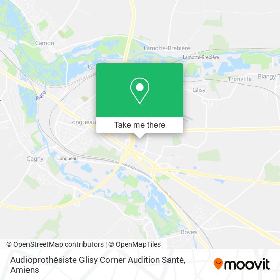 Audioprothésiste Glisy Corner Audition Santé map