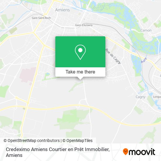 Credeximo Amiens Courtier en Prêt Immobilier map