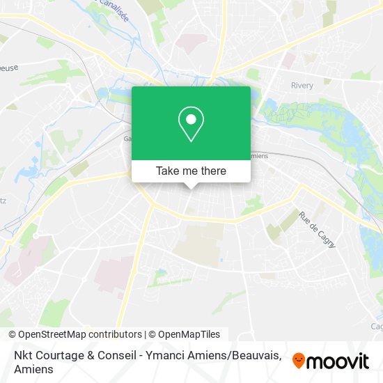 Mapa Nkt Courtage & Conseil - Ymanci Amiens / Beauvais