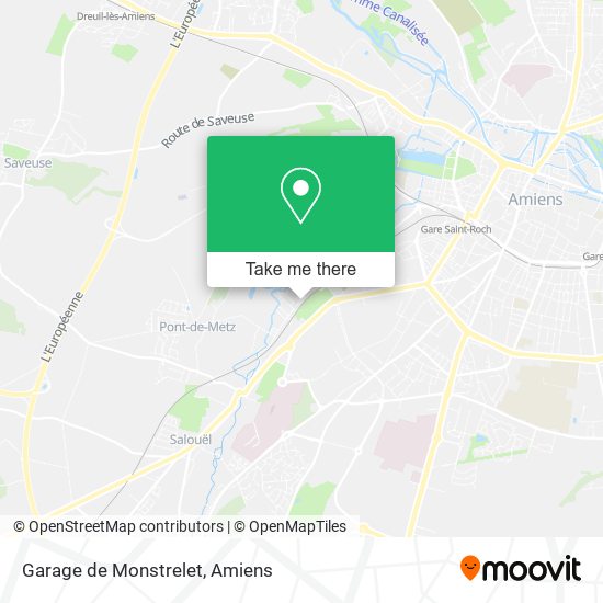 Mapa Garage de Monstrelet