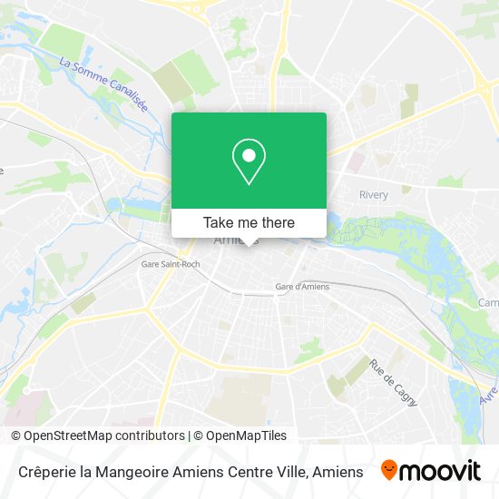 Crêperie la Mangeoire Amiens Centre Ville map