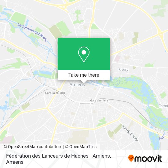 Fédération des Lanceurs de Haches - Amiens map