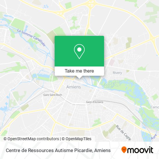 Centre de Ressources Autisme Picardie map