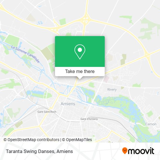 Mapa Taranta Swing Danses