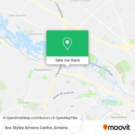 ibis Styles Amiens Centre map
