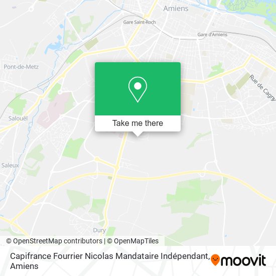Capifrance Fourrier Nicolas Mandataire Indépendant map