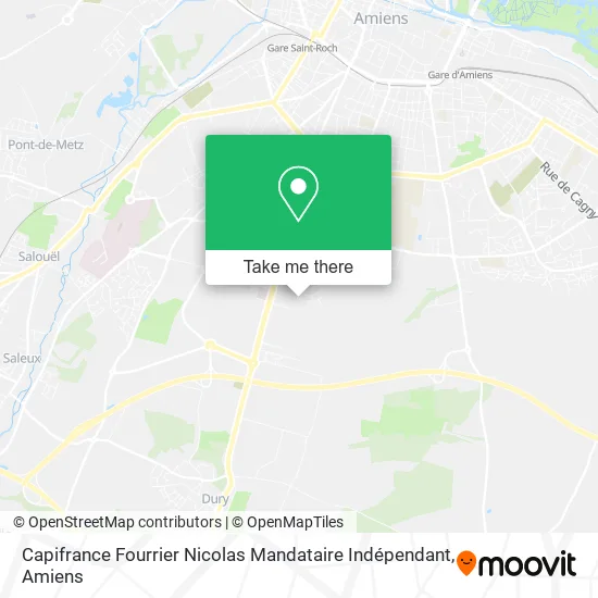 Capifrance Fourrier Nicolas Mandataire Indépendant map