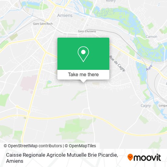 Caisse Regionale Agricole Mutuelle Brie Picardie map