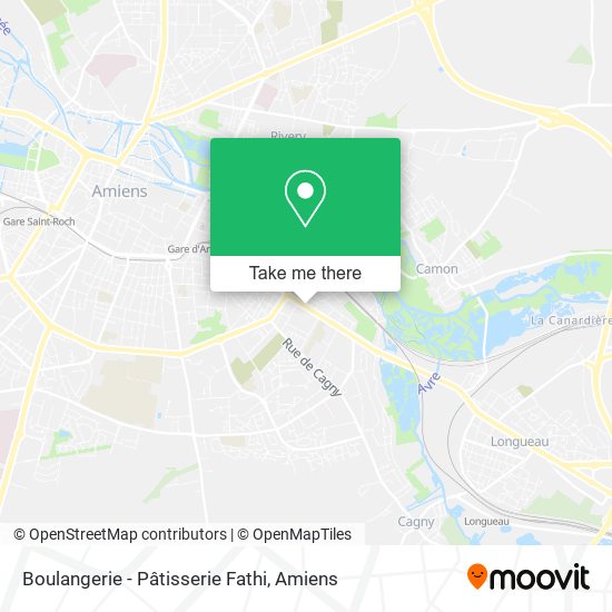 Boulangerie - Pâtisserie Fathi map