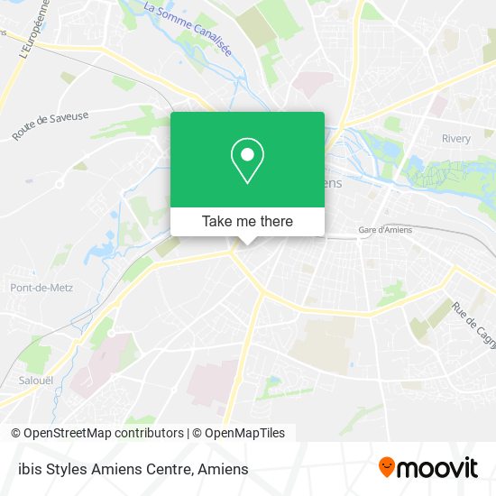 ibis Styles Amiens Centre map