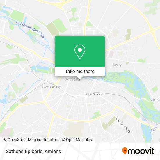 Sathees Épicerie map