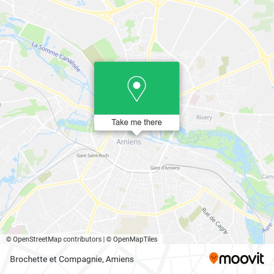 Brochette et Compagnie map