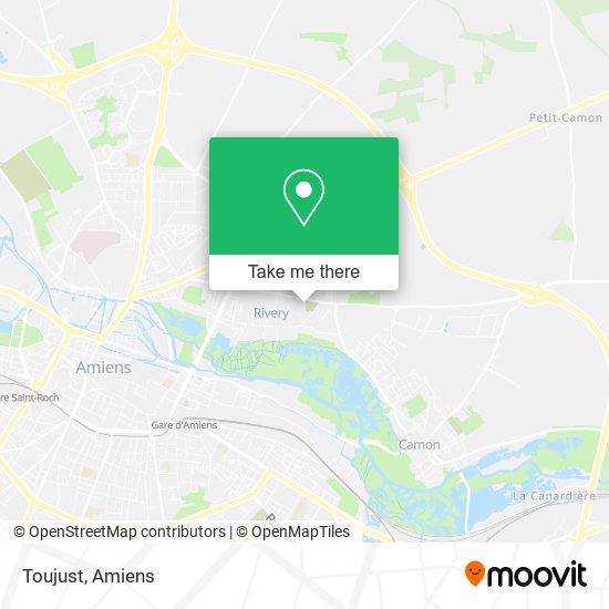 Toujust map