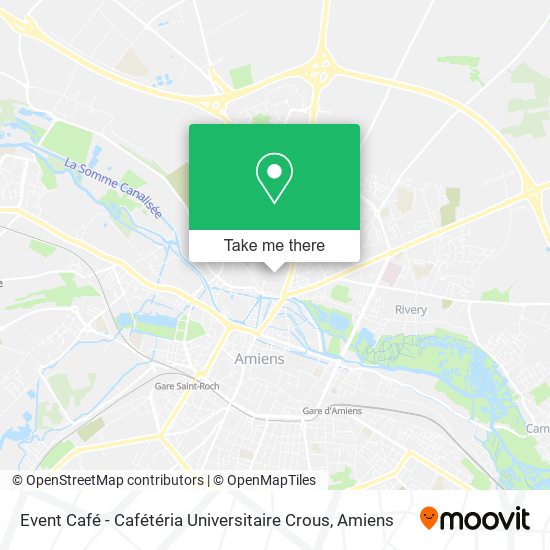 Event Café - Cafétéria Universitaire Crous map