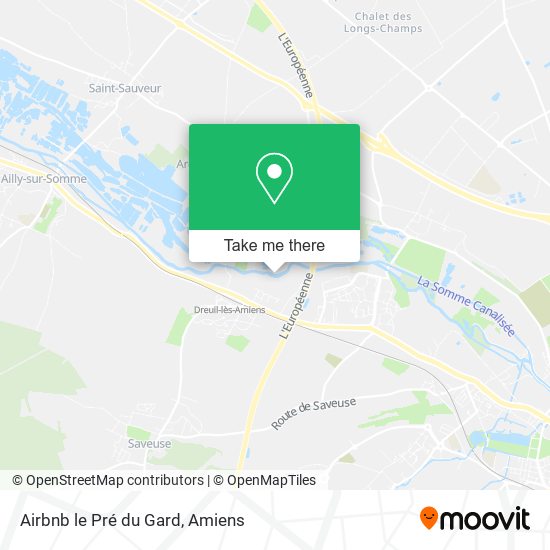 Mapa Airbnb le Pré du Gard