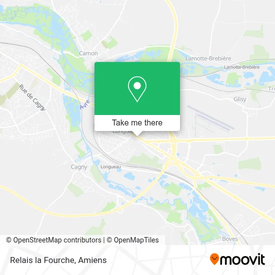 Relais la Fourche map