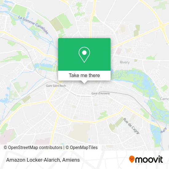 Amazon Locker-Alarich map