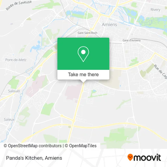 Panda's Kitchen map