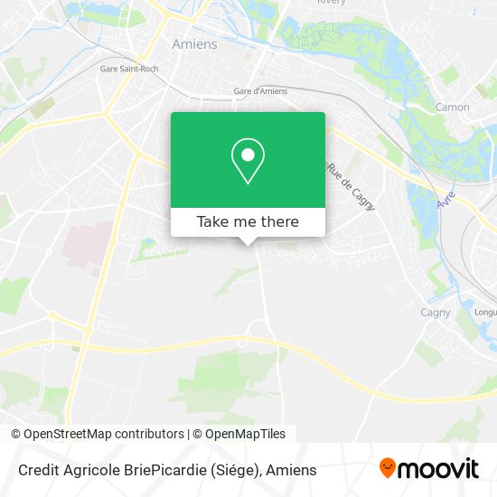 Credit Agricole BriePicardie (Siége) map