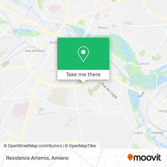 Mapa Residence Artemis
