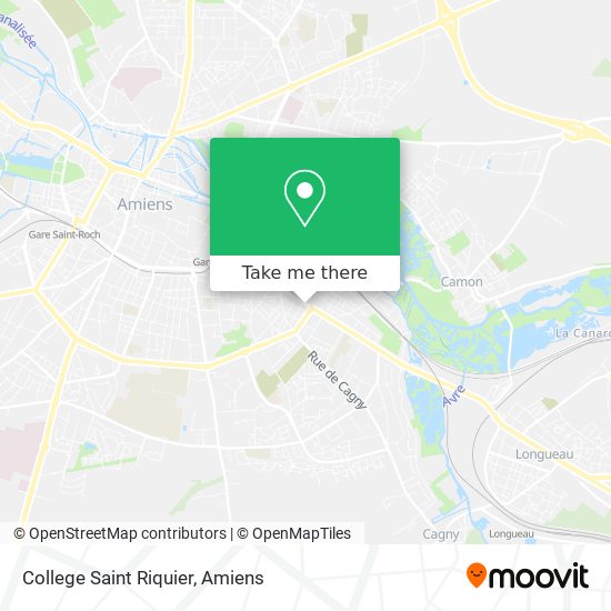 College Saint Riquier map