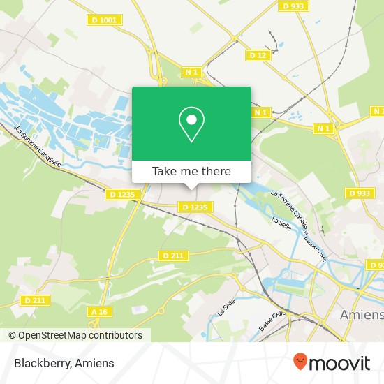 Blackberry map