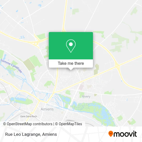 Rue Leo Lagrange map