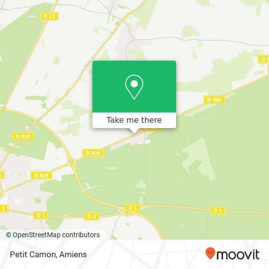 Petit Camon map