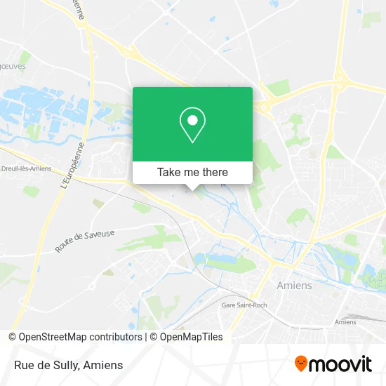 Mapa Rue de Sully