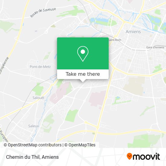 Chemin du Thil map