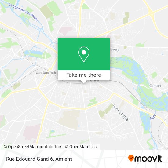 Mapa Rue Edouard Gand 6