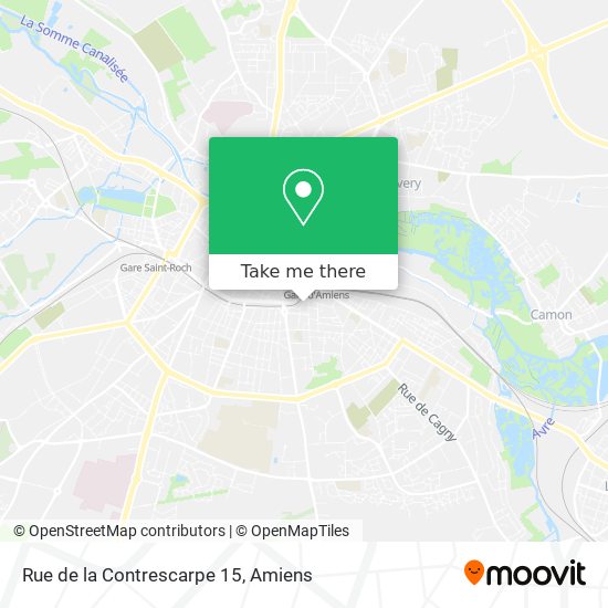 Mapa Rue de la Contrescarpe 15