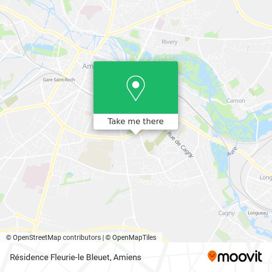 Résidence Fleurie-le Bleuet map