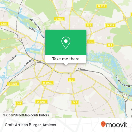 Craft Artisan Burger, 10 Rue Ernest Cauvin 80000 Amiens map