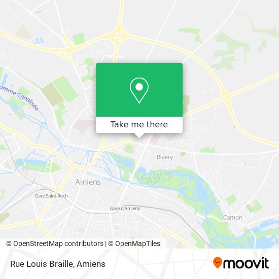 Rue Louis Braille map