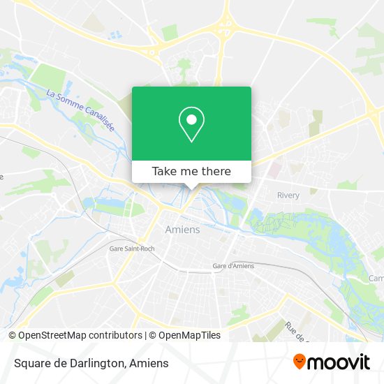 Mapa Square de Darlington