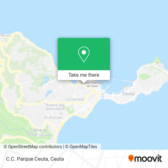 C.C. Parque Ceuta map